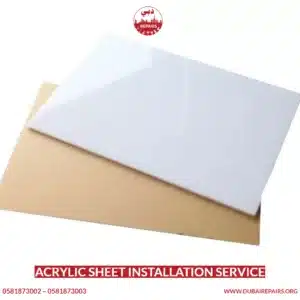 Acrylic Sheet Installation Service