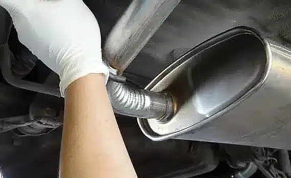 Car Exhaust Pipe Repair