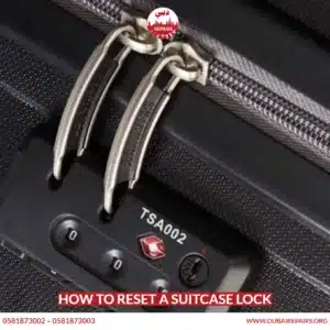 how to reset a suitcase lock