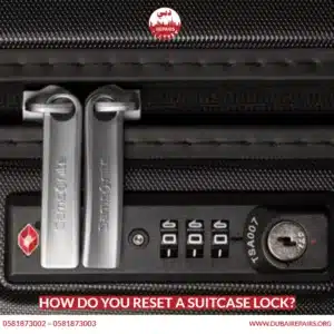 How do you reset a suitcase lock
