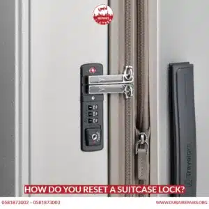 How do you reset a suitcase lock