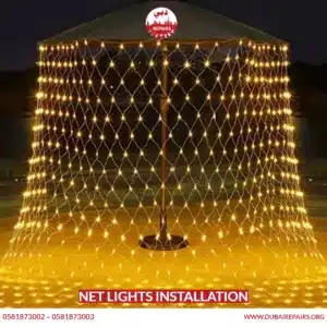 Net Lights Installation