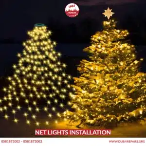 Net Lights Installation